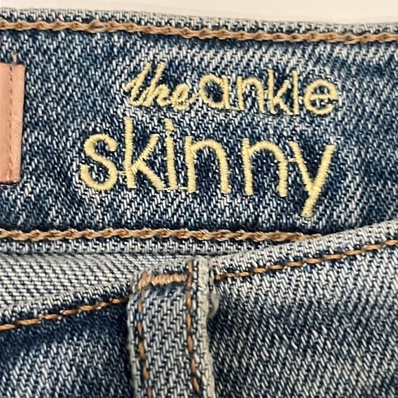 7 For All Mankind Luxe Vintage The Ankle Skinny Size 30 - Picture 10 of 16